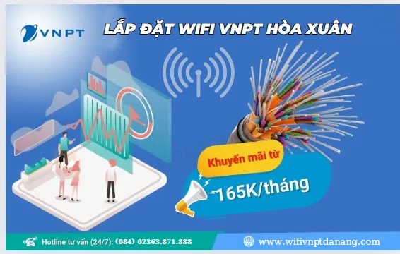 Lắp đặt wifi vnpt Hoà Xuân