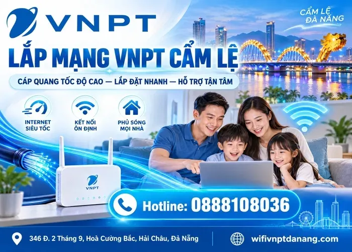 Lắp mạng vnpt Cẩm Lệ