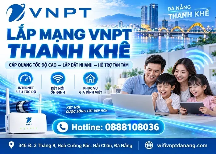 Lắp mạng vnpt Thanh Khê